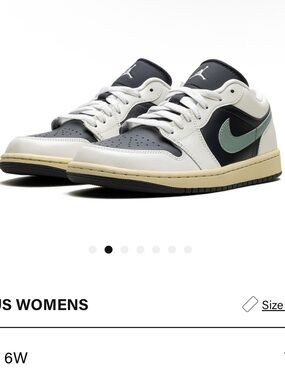 AIR JORDAN 1 LOW WOMENS
"JADE SMOKE"